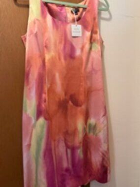 Silky Pastel Orange Dress